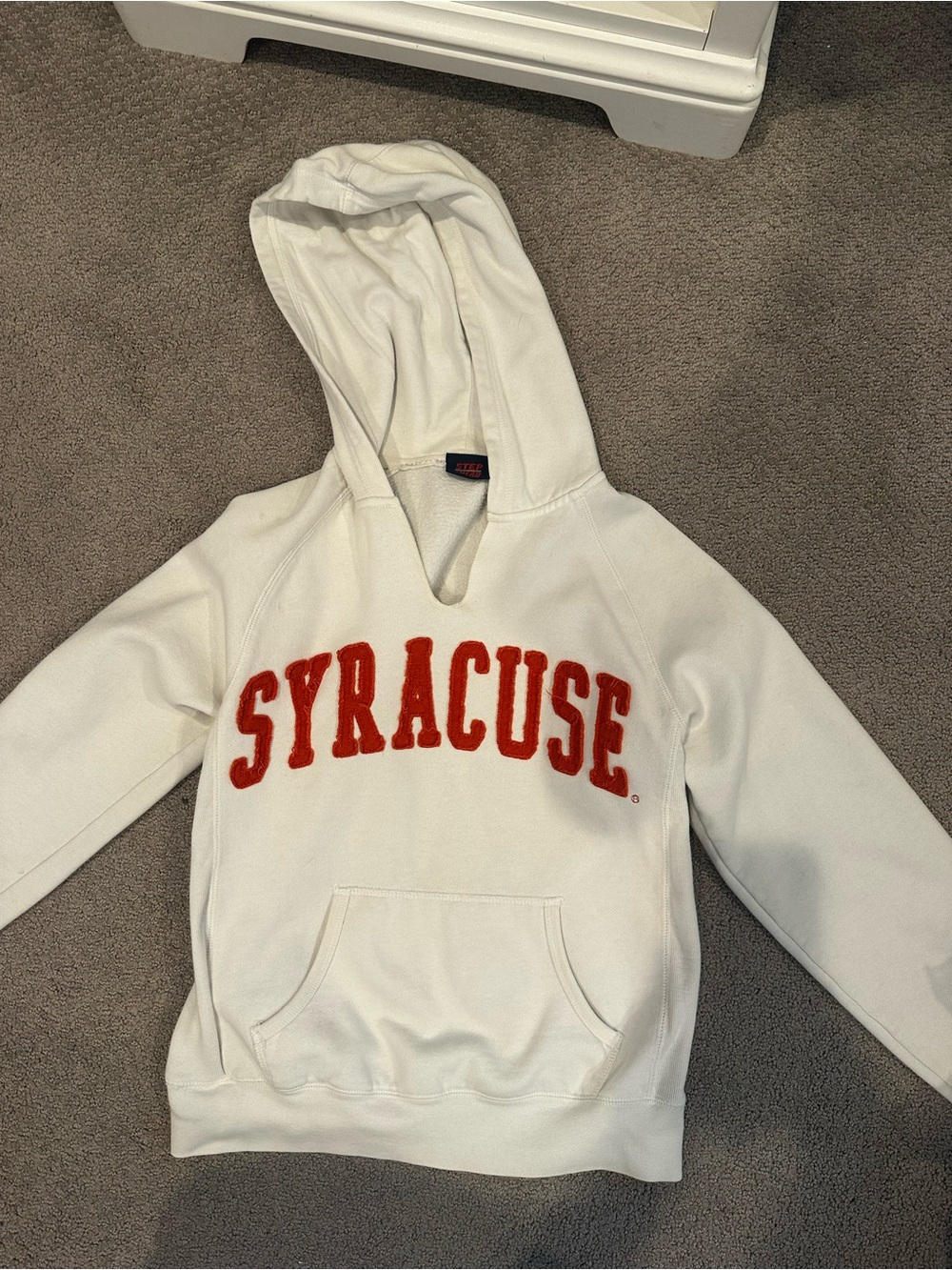 Syracuse White Hoodie